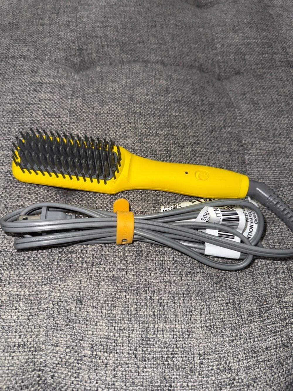 Drybar The Baby Brush Crush Mini Heated Straightening Brush in yellow